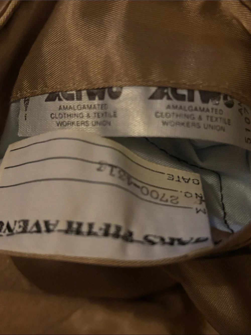 Saks Fifth Avenue Camel Brown Wool Sport Coat